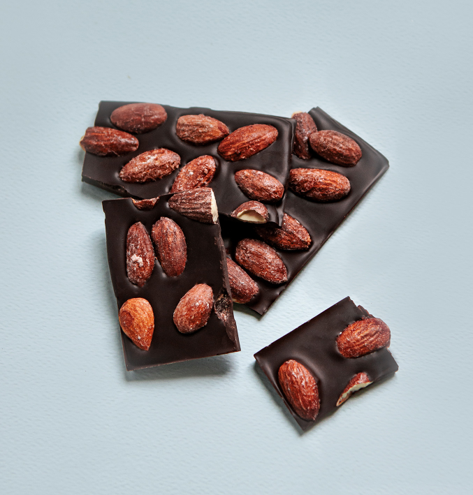 Chocolate bar & Almonds